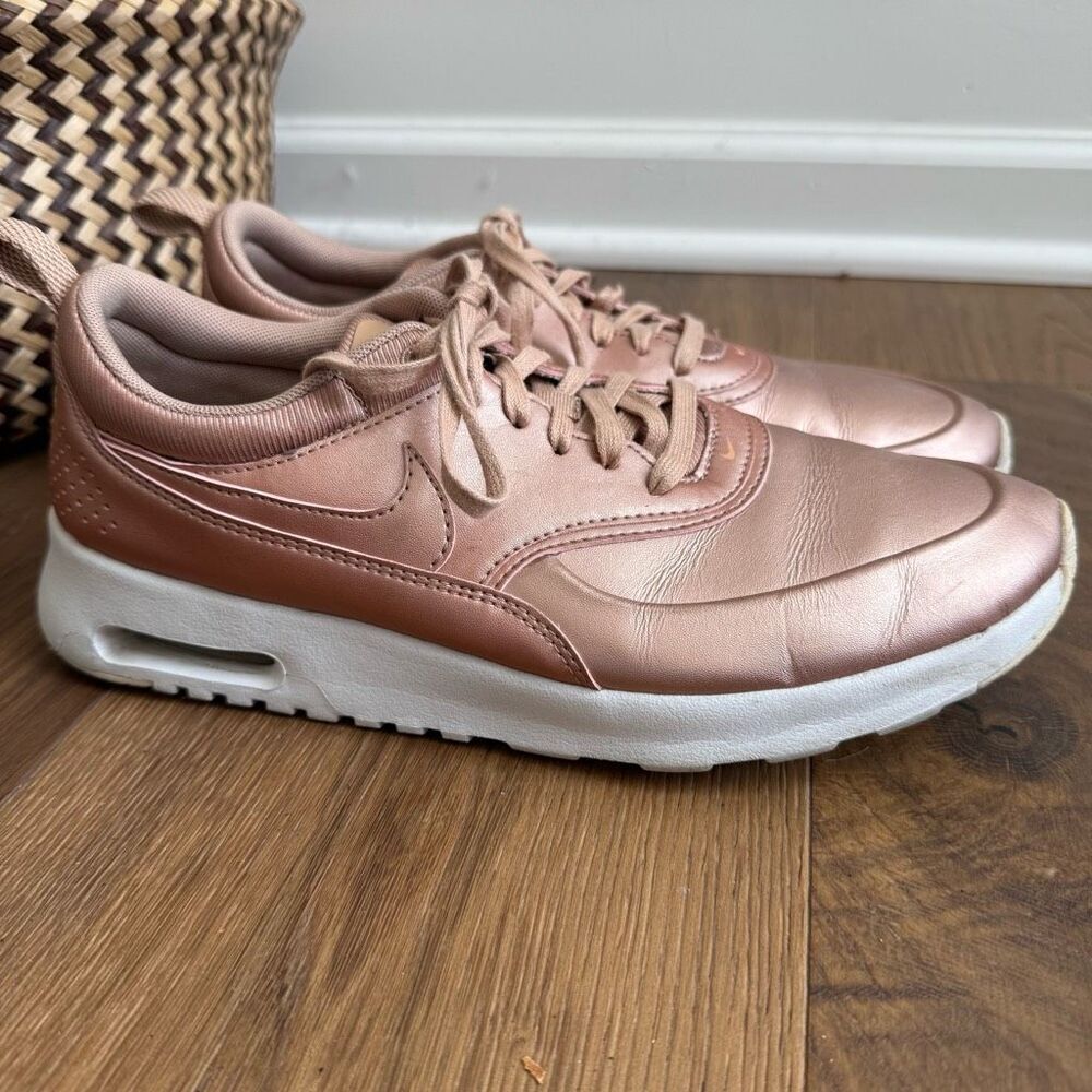 Nike Air Max Thea SE Metallic Red Bronze Rose Gold Sneakers 10